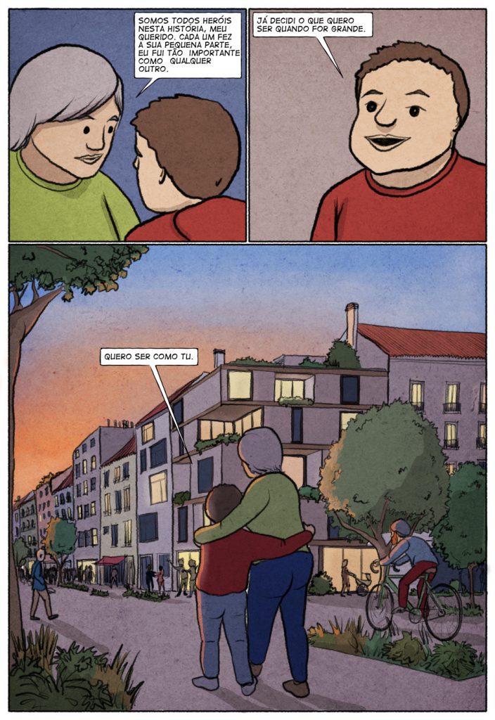 Uma história em quadrinhos de Jorge Pinto e Eduardo Viana. (página 10 de 10)