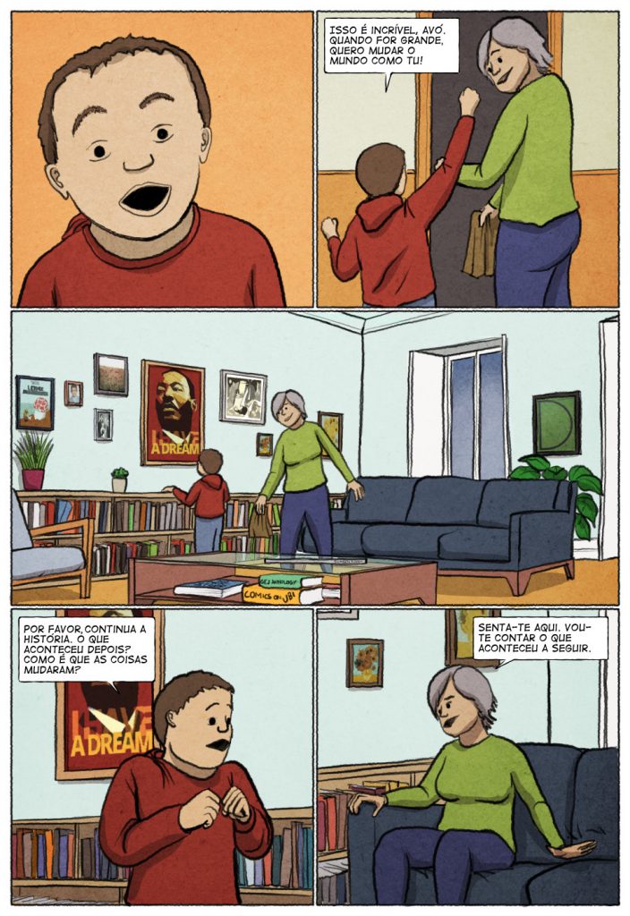 Uma história em quadrinhos de Jorge Pinto e Eduardo Viana. (página 7 de 10)