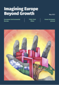 The cover image of the Green European Journal's Beyond Growth Conference special issue.